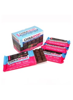 اشتري Chika Sport Protein Dark Chocolate 100g 4pcs في الامارات