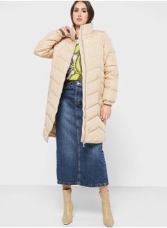 اشتري Zip Through Puffer Coat في الامارات