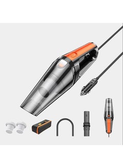 Buy Car Vacuum, Portable Car Vacuum Cleaner High Power 8000pa/100w/Dc12v, 16.4ft Corded Handheld Car Vacuum with LED Light, Deep Detailing Cleaning Kit of Car Interior with Dry for Men/Women in Saudi Arabia