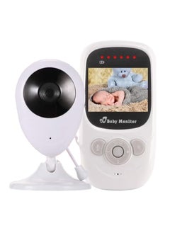 Buy Baby Audio Monitor with Audio Two Way Talk Voice Activated Lullabies 2.4" LCD Screen Wireless Baby Monitor Camera in UAE