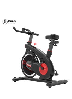 Buy H PRO Magnetic Resistance Indoor Cycling Bike, Belt Drive Stationary Bike, With LCD Monitor & Comfortable Seat Cushion, Exercise Bike For Home Cardio Workout, 10 Kg Flywheel in UAE