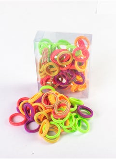 Buy Box of Medium Multi Colors Hair Ties - 48 Pieces in Egypt