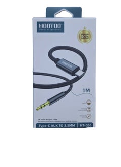 Buy Type-C to AUX Audio Cable 1M Fabric / Hoto Brand in Saudi Arabia