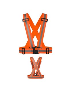 اشتري Adjustable Reflective Vest Belt For Safety With High Visibility في الامارات