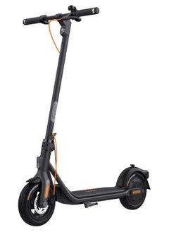 Buy Ninebot KickScooter F2 Plus Powered by Segway | Typical Range to 40km |front disc brake and rear electronic brake| Tubeless Pneumatic Tyres with jelly layer|Black in UAE