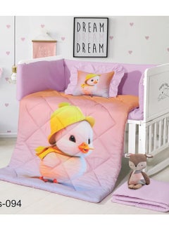 Buy 5-Piece Baby Crib Bedding Set in Saudi Arabia