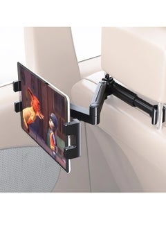 Buy Car Headrest Tablet Holder Car Tablet Mount Extension Arm Travel Accessories Road Trip Essentials for Kids, for 4.7-12.9" iPad Tablet CellPhones, Galaxy, iPhone, Switch in Saudi Arabia