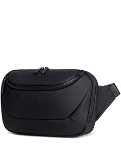 Buy Stylish Crossbody Bag Anti Theft Water Repellent Chest Bag for Men Women on Shopping Travel Office Hiking Y00561 Black in UAE