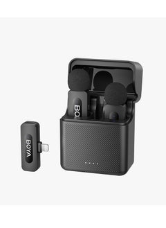 اشتري BY-V3  Dual-Channel 2.4G Wireless mic Kit For IOS + Charhing Case في مصر