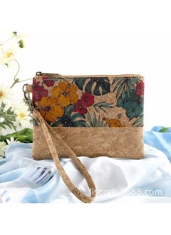 Buy Tropical Rainforest Portugal Imported Cork Wallet Large Capacity Multi-functional Storage Bag Cross in Saudi Arabia