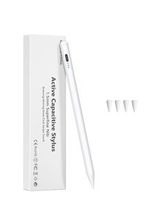 Buy Stylus Pen for iPad 9th 10th Gen with Palm Rejection, Active Pencil Compatible with Apple iPad 10th/9th/8th/7th/6th Gen, iPad Air 5th/4th/3rd Gen,iPad Pro 11 & 12.9 inch, iPad Mini 6th/5th Gen in Saudi Arabia