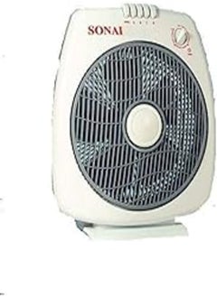 Buy Sonai MAR-3012 Box Fan, 12 Inch - White in Egypt