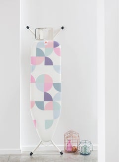 Buy BRABANTIA Ironing Board B, 110X30 cm, Solid Steam Iron Rest - Abstract Leaves in UAE