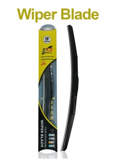 Buy 3XR Premium Model Car Wiper Blade 1 Pcs All Season Universal Car Hybrid Wiper Blade 16 inch 400mm in Saudi Arabia