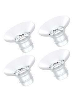 اشتري 4PCS Breast Milk Pump Inserts Breast Converter Practical Breast Pump Replacement 17mm 19mm في السعودية