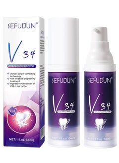 Buy Stain Removal Teeth Whitening, Foam Toothpaste with V34 Colour Corrector in Saudi Arabia