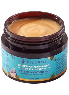 Buy Pilgrim Korean Retinol Anti Aging Night Cream With Hyaluronic Acid & Vitamin C in UAE
