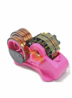 اشتري Multiple Roll Cut Heat Tape Dispenser Sublimation for Heat Transfer Tape Heat Press Thermal Tape Holder Dispenser for Desk with 1 inch and 3 inch Core (Pink) في السعودية