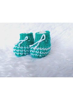 اشتري Handmade Knit Baby Booties Hand Knitted Baby Booties Unisex Booties Newborn Booties  Baby girl Baby Boy في الامارات