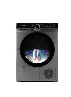 Buy Ugine Condenser Dryer, 10 KG, Front Load, A Class, 70% Energy Saving, Inverter, Steel - UWFMHP10 in Saudi Arabia