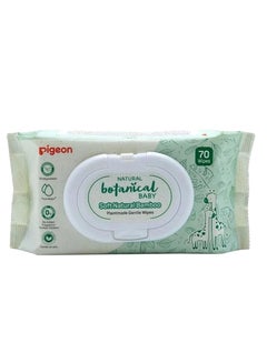 Buy Pigeon Natural Botanical Baby Wipes 70 Sheets in UAE