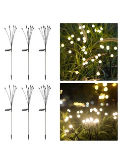 Buy 6 Piece Waterproof Upgraded Design High Flexibility Swaying Outdoor Lights Solar Lights for Patio Yard Decor Firefly Garden Lights Solar in Saudi Arabia