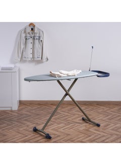 Buy Fibbie Ironing Board with Cord Holder and Steam Iron Rest 159x46x93cm - Gold in UAE