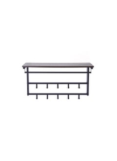 اشتري Odian Wall Shelf 80x30x42cm - Black في الامارات