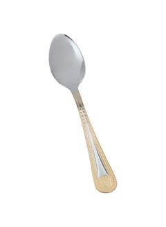 Buy Gold engraving teaspoon set 6 pieces in Saudi Arabia