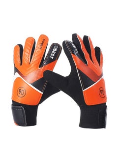 اشتري Youth Soccer Goalkeeper Gloves Orange في السعودية