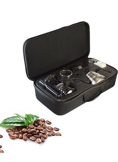 Buy Pour Over Drip Coffee Maker Set with Travel Case 1 L Coffee Kettle Set in UAE