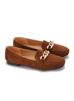 Buy Large Chain Suede Loafers in Egypt