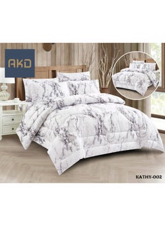 Buy Comforter Set Of 6 Pieces Microfiber With High Quality in Saudi Arabia