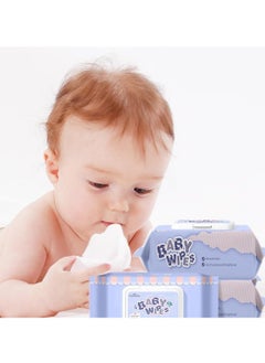 Buy Baby Wipes, 240 Count (3 Pack) Cleansing Sensitive Baby Wipes in Saudi Arabia