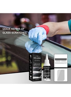 Buy Car Glass Repair Fluid 50ml，for Glass Chips and Cracks, DIY Car Windshield Repair Kit, Automotive Glass Nano Repair Fluid Car Windshield Repair in UAE