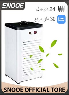 اشتري Air Purifier for Home Bedroom True HEPA Filter for Dust, Odors, Pollen, Pet Dander Quiet Small 350A في السعودية