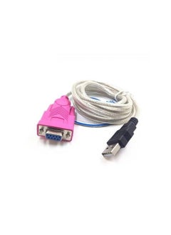 Buy USB To RS232 Female Serial Port Computer Cable black in Saudi Arabia