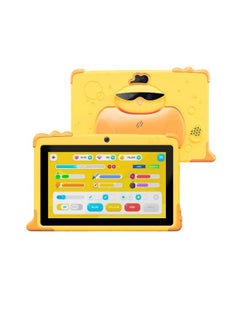 Buy H1 Android Kids Tablet 7-Inch IPS Display 6GB RAM 128GB Wi-Fi Yellow - International Version With Free Gift in Saudi Arabia