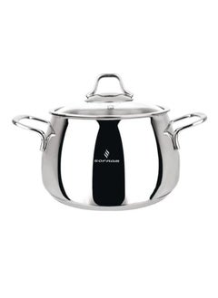 Buy Sofram Turkish Stainless Steel 18/10 Cooking Pot 26 cm in Saudi Arabia