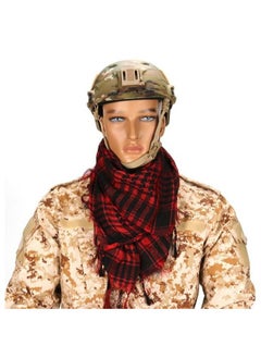 Buy Outdoor Hiking scarf ,men & women tactical 100% cotton military head neck wrap shawl motorcycle hiking paintball face mask 42”x42” in Saudi Arabia