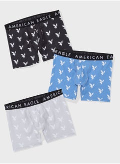 Buy 3 Pack Logo Band Trunks in Saudi Arabia