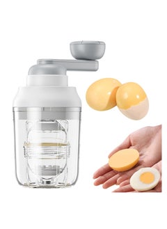 Buy Egg Homogenizer Manual Puller Egg Spinner for Boiled Golden Eggs Egg Scrambler Egg Yolk Mixerin Shell Silicone Shaker Whisk Hand Golden Maker Pull Machine Baking Kitchen Tool in UAE