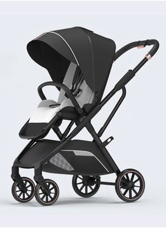 Buy Luxury Lightweight Baby Stroller Pram for Travel – High-View Infant Stroller with Adjustable Backrest, Tianrui Luxury Baby Stroller, Two-Way Recline, Easy Foldable Design, Five-point Safety Belt, Dual Direction – Ideal for Newborns & Toddlers in Saudi Arabia