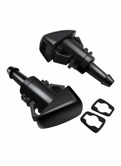 اشتري Windshield Wiper Nozzles, 2 Pack Premium Front Windshield Washer Nozzles, Windshield Washer Nozzle Replacement for Chrysler/Dodge/Jeep/Ram, Windshield Nozzle Spray Jet Kit Replaces في الامارات