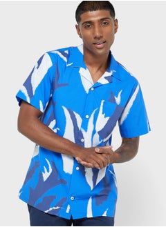 Buy Flower Print Regular Fit Shirt in UAE