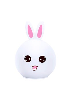 Buy Bunny Night Lights, Cute Soft Silicone bunny lamp, Toddler Night Light, Nursery Lamp,Luminous Cute Animal Touch Sensor Control Lamp in UAE