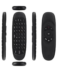 Buy Universal TV Remote Control, Wireless Air Mouse With Keyboard for Smart TV, Set-Top Box, media player and More Color: Black in UAE