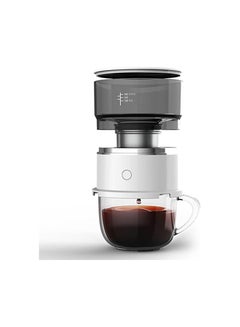 اشتري Coffee Maker, Portable Coffee Maker, One-Touch Pour Over Drip Coffee Maker, with Stainless Steel Filter, Reusable Filter, for Travel, Camping, Office, Home في السعودية