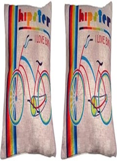 Buy Bike decorative Pillow 2Pcs in Egypt