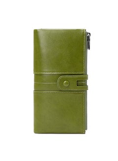 اشتري Women's Wallets Handmade Elegant RFID Blocking Italian PU Leather Ladies Wallet Tri-fold Women's Purse في الامارات